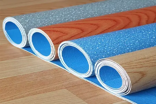 PVC Homogeneous Roll/Tile: Resilient and long-lasting material, suitable for schools, offices, and retail environments.