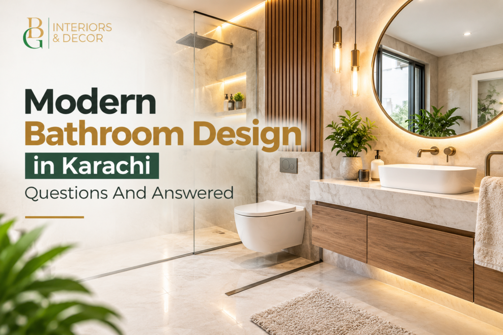Bathroom Design in Karachi FAQs